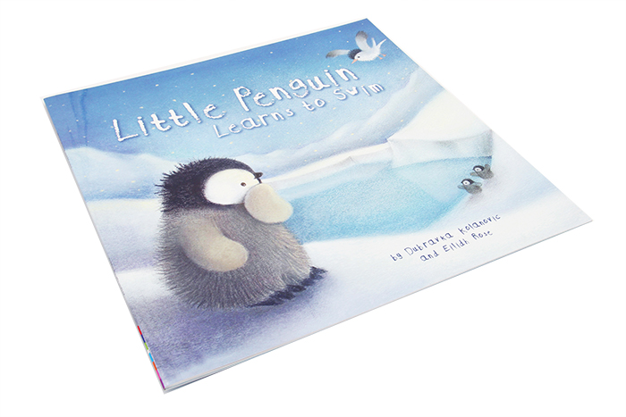 书刊印刷-LITTLE PENGUIN LEARNS TO SEIM